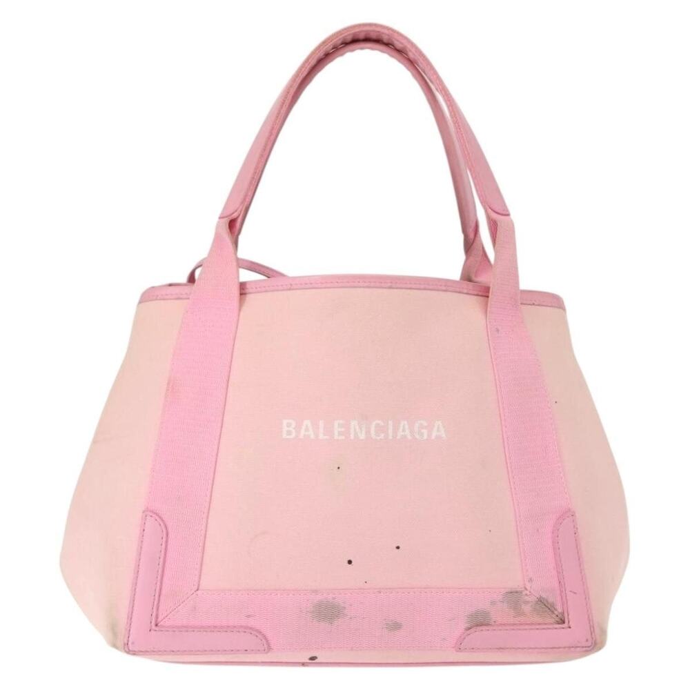 Balenciaga Canvas Cabas S Handbag Pink
